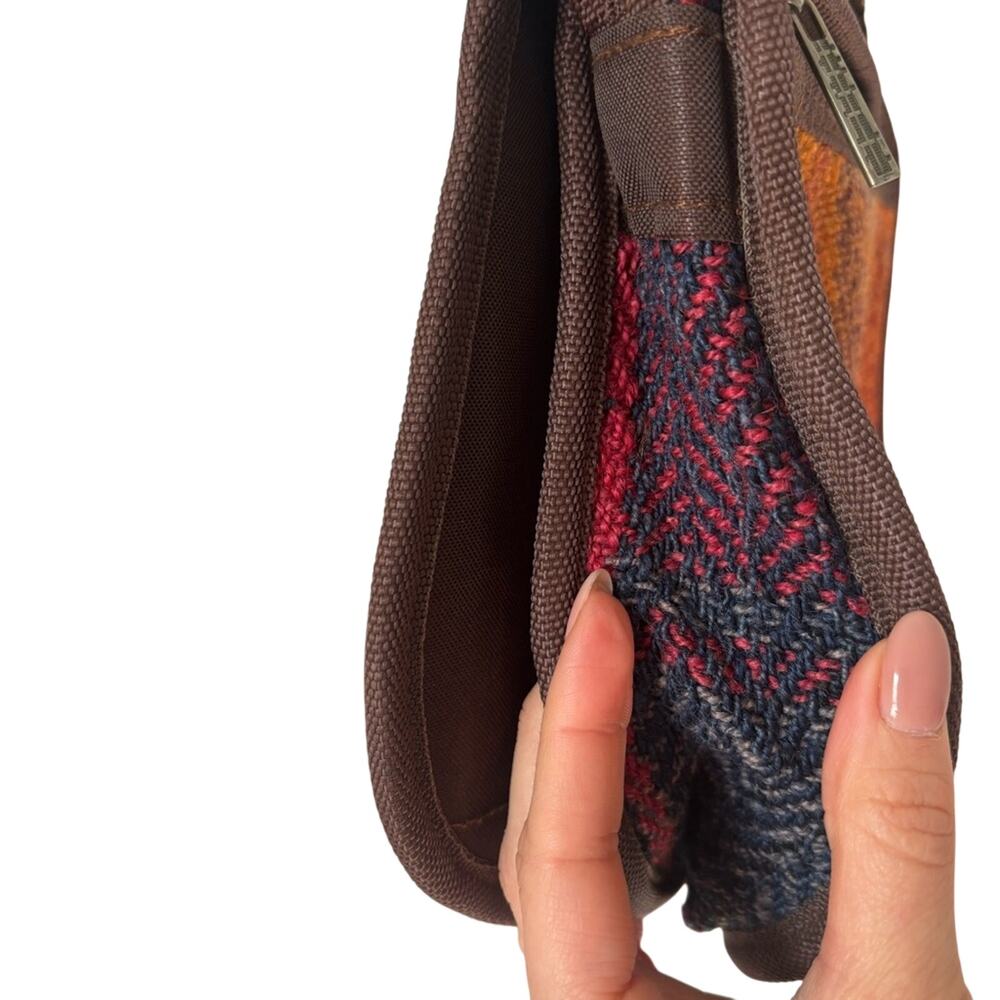 Woven Multicolor Stripe Crossbody Bag - Boho Shoulder Bag - Picture 9 of 10